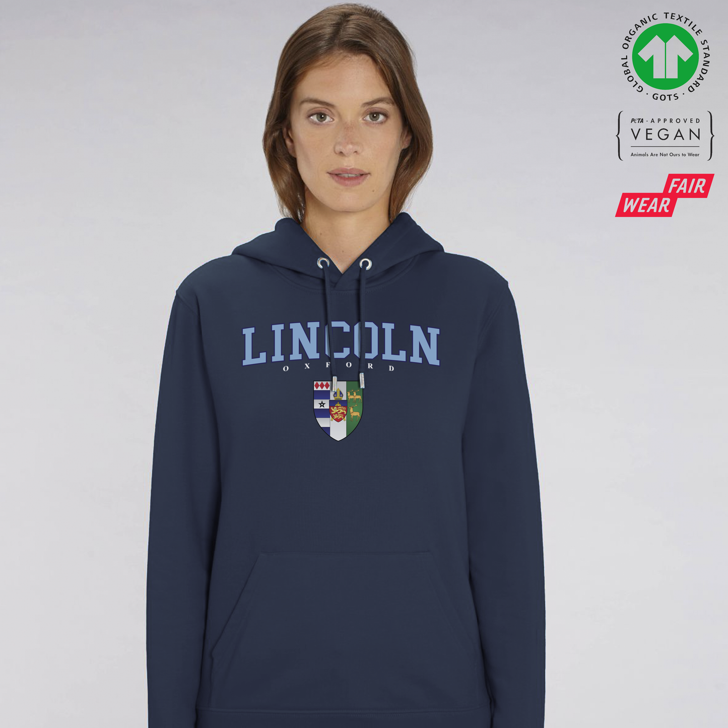 Lincoln Hoox Organic Hoody Printed