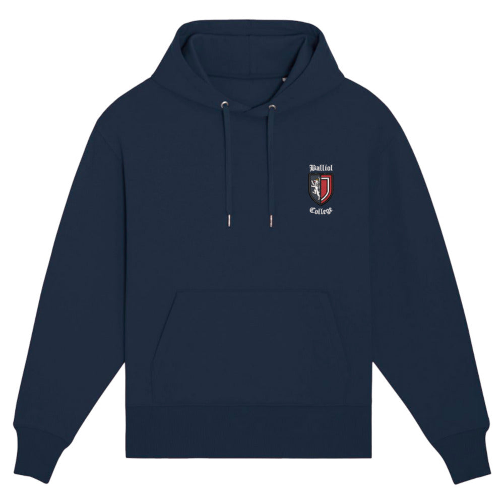 BALLIOL COLLEGE Unisex Slammer Heavy Relaxed Hoody Embroidered