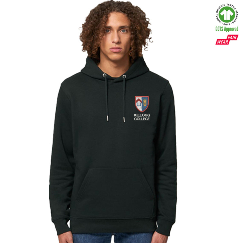 Kellogg College Organic Unisex Hoodie Personalise