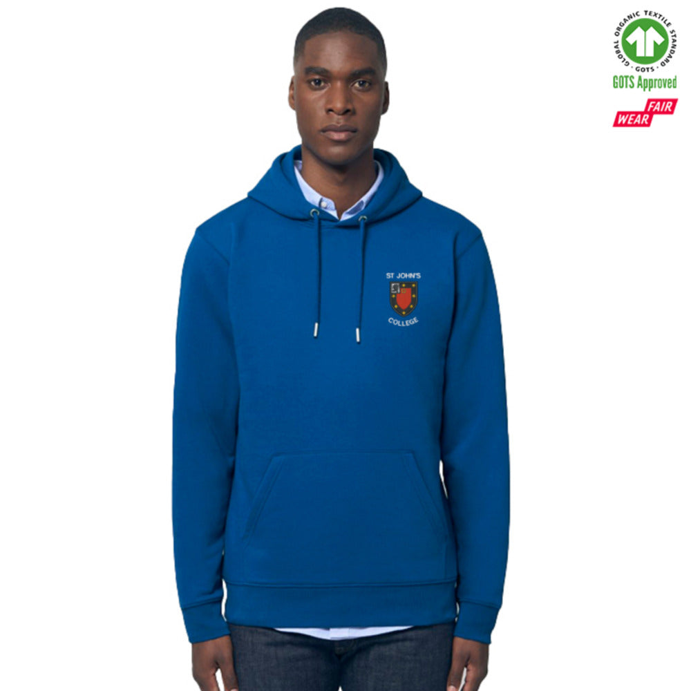 St John's Organic Premium Hoodie Personalise