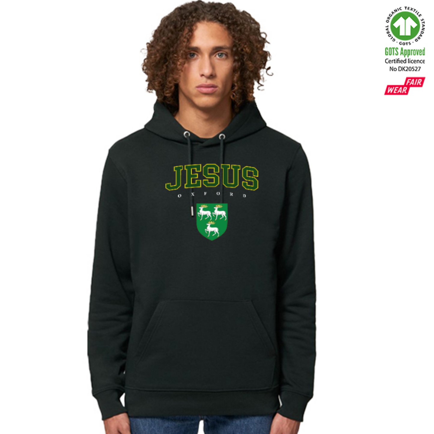 Jesus Hoox Organic Hoody Printed