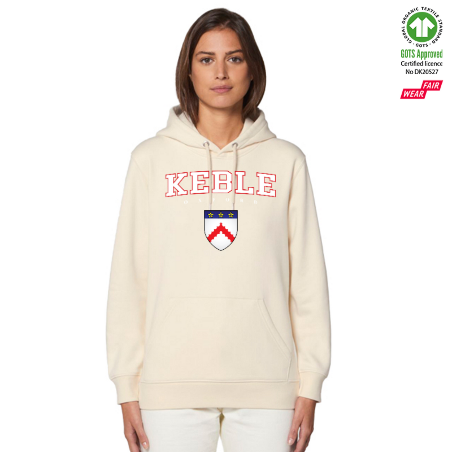 Keble Hoox Organic Hoody Printed