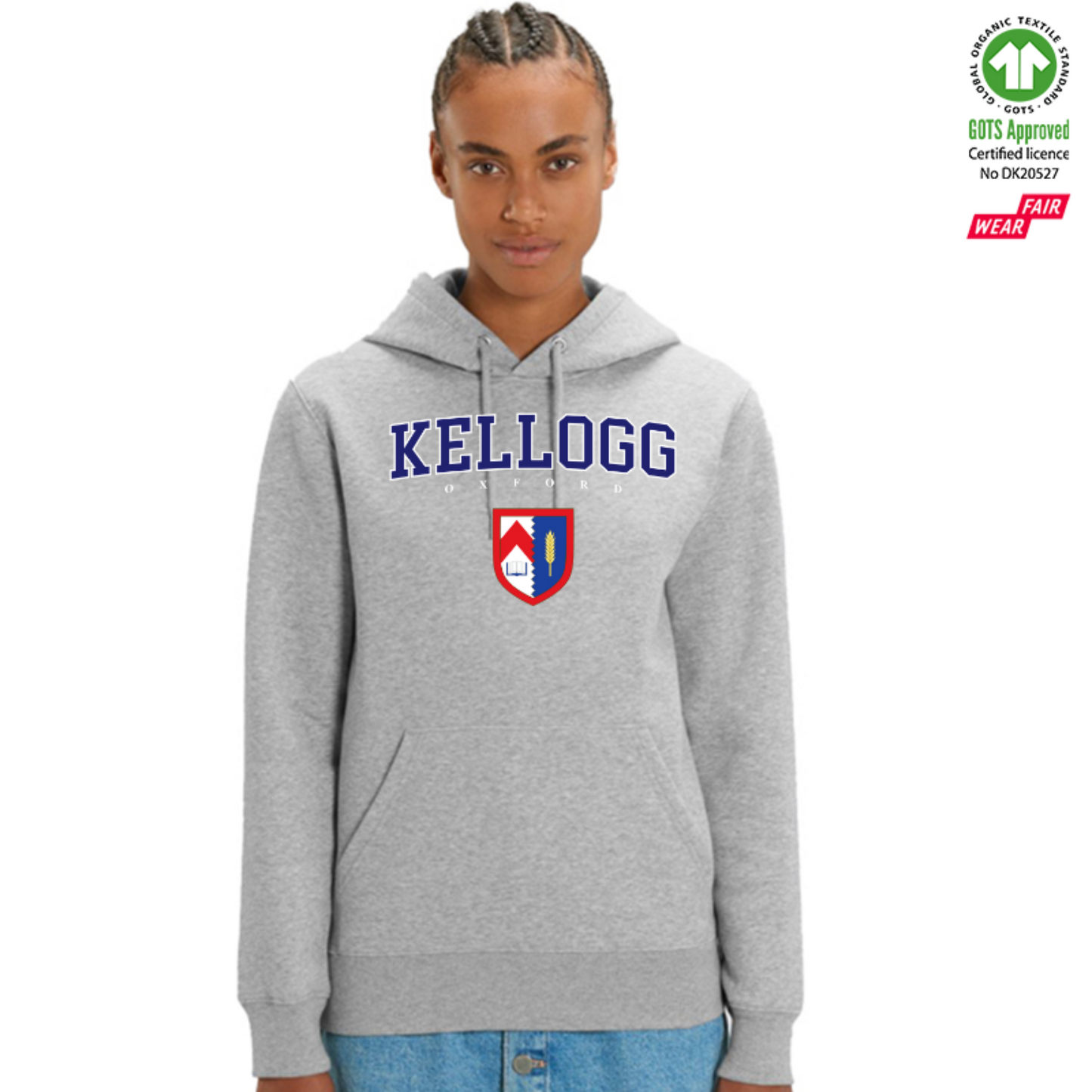 Kellogg Hoox Organic Hoody Printed