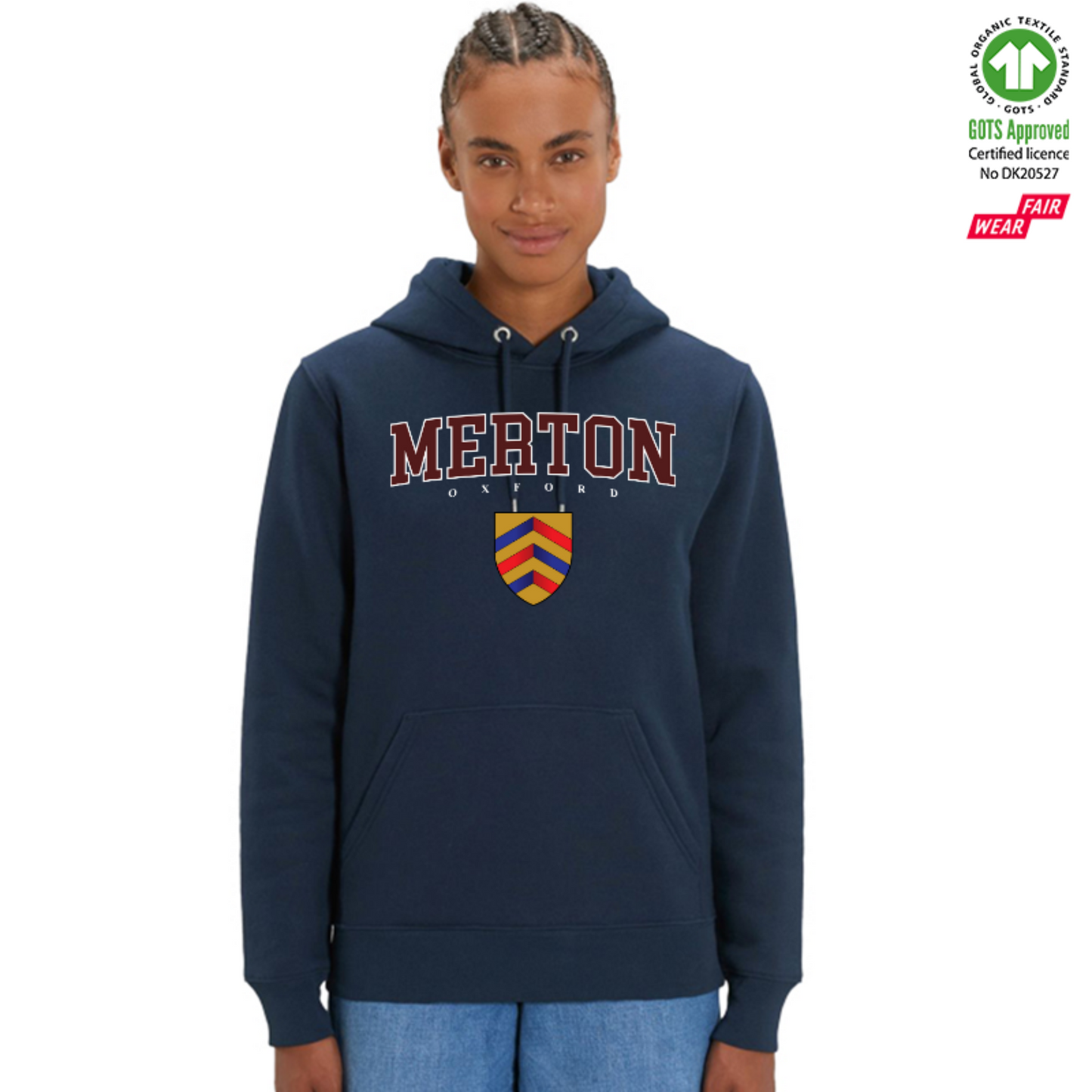 Merton Hoox Organic Hoody Printed