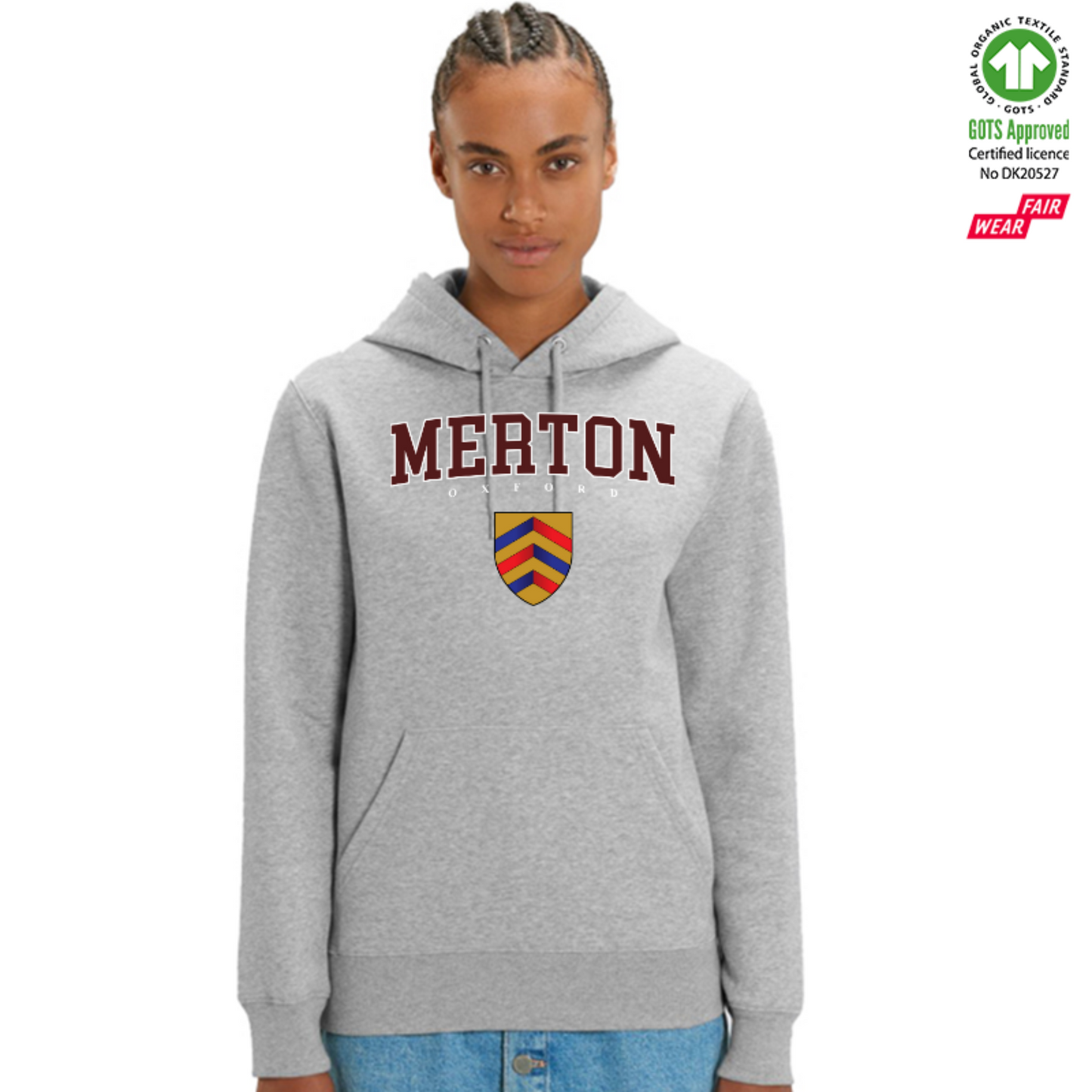 Merton Hoox Organic Hoody Printed