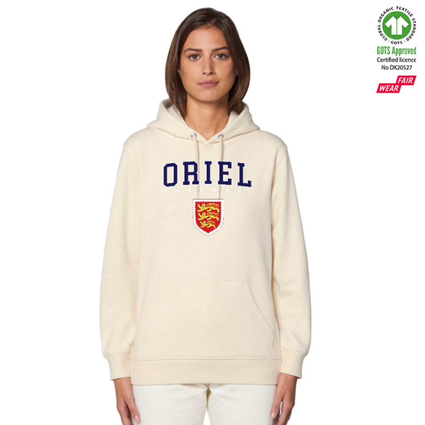 Oriel Hoox Organic Hoody Printed