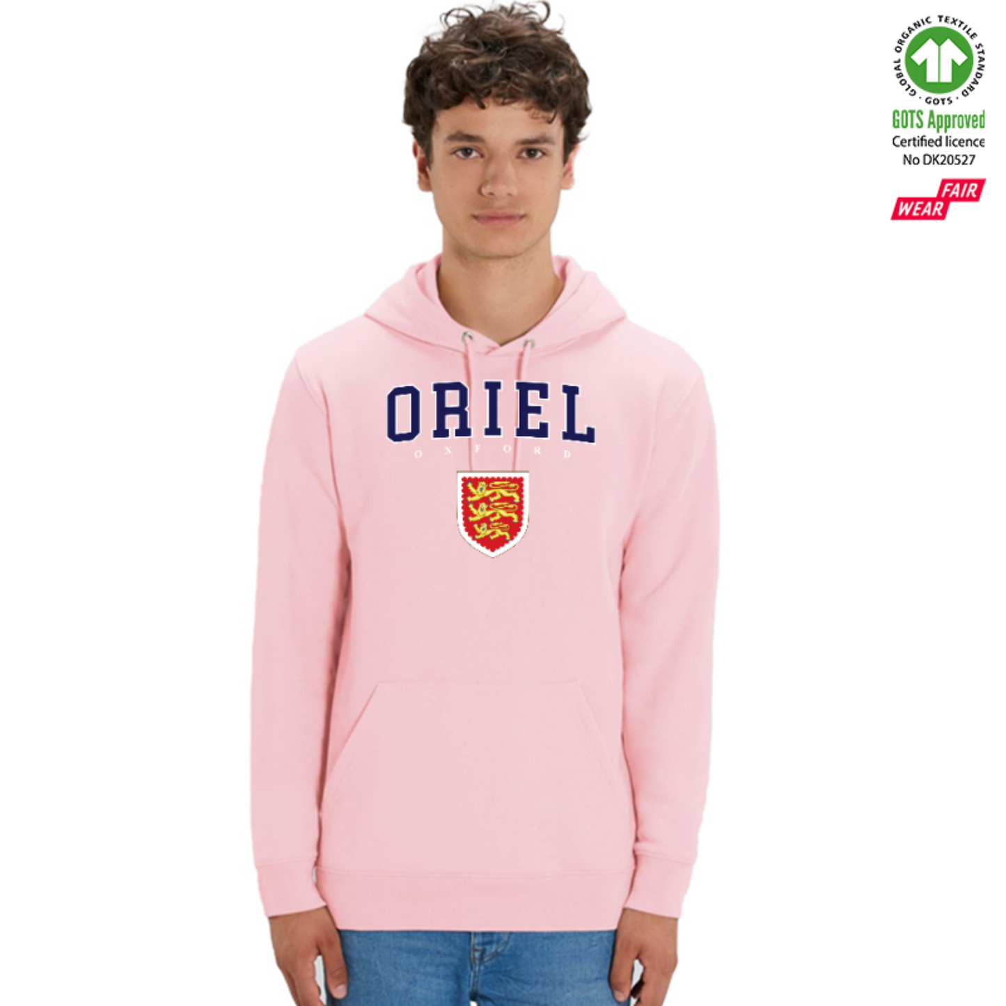 Oriel Hoox Organic Hoody Printed