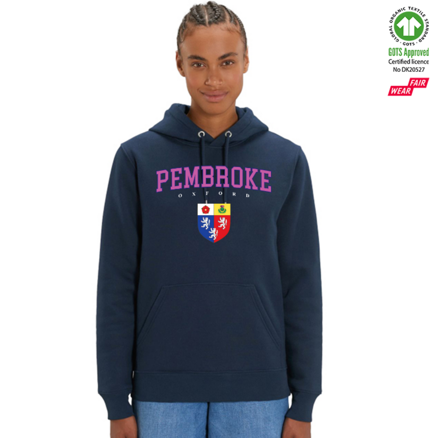 Pembroke Hoox Organic Hoody Printed