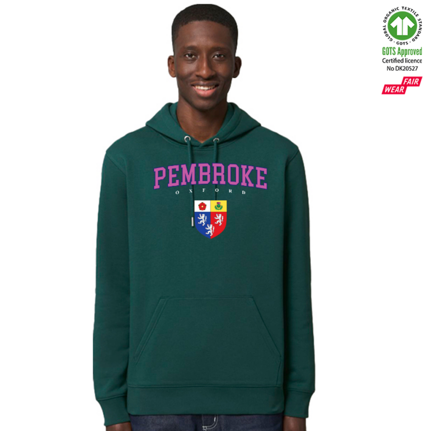 Pembroke Hoox Organic Hoody Printed