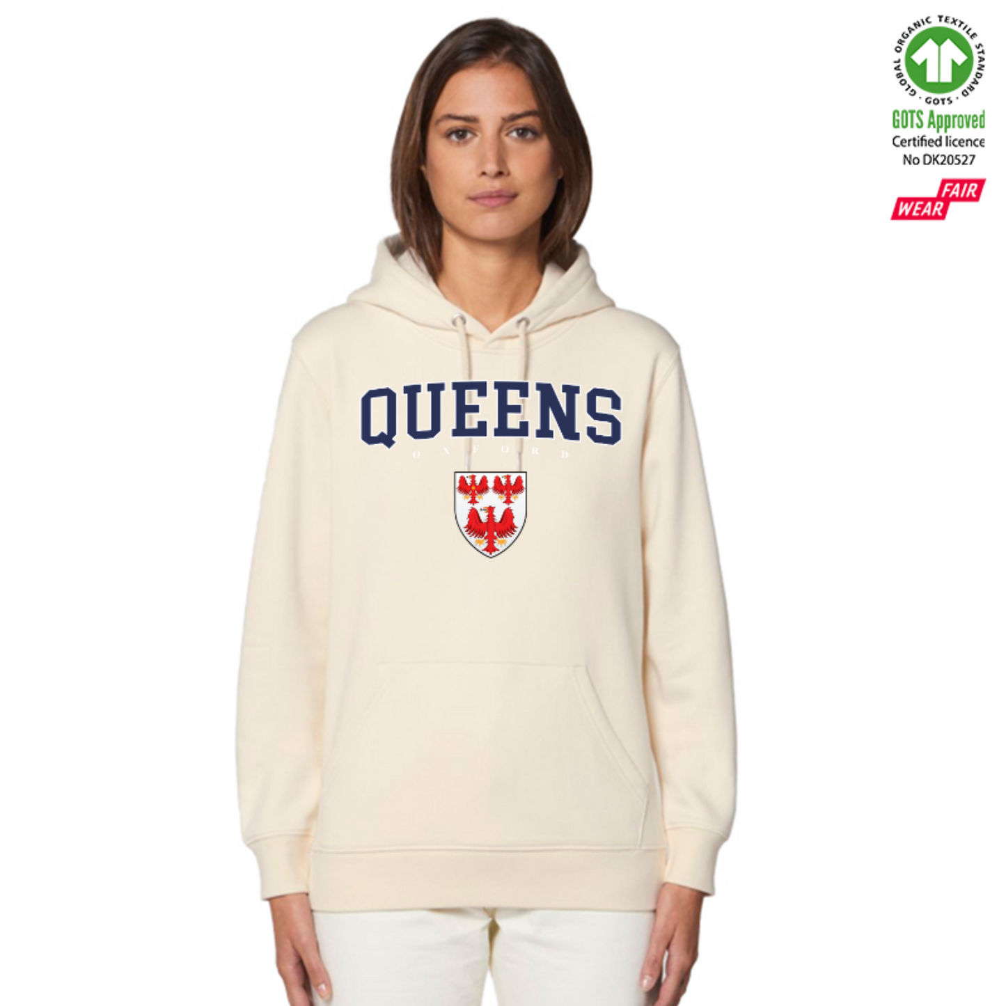 Queens Hoox Organic Hoody Printed