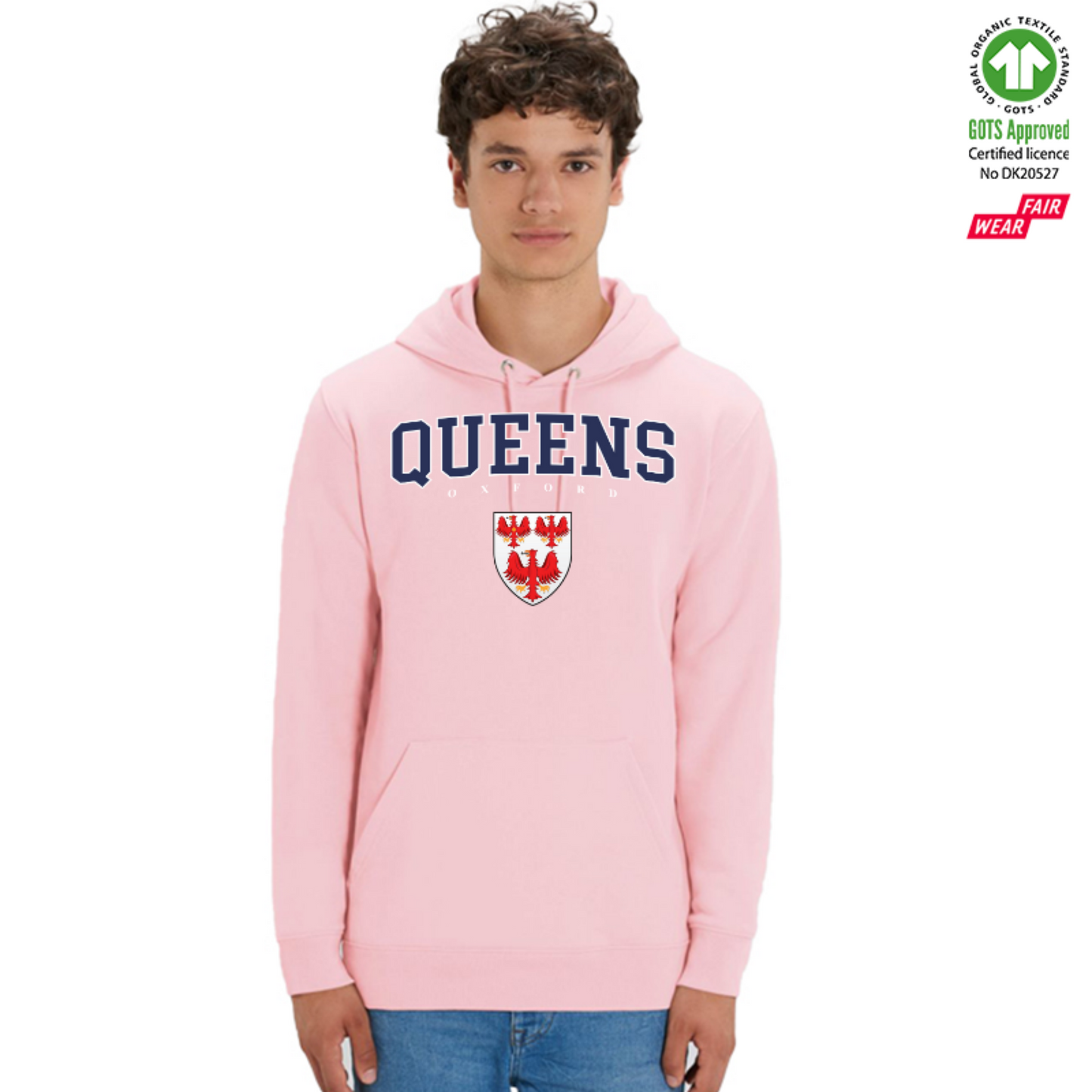 Queens Hoox Organic Hoody Printed