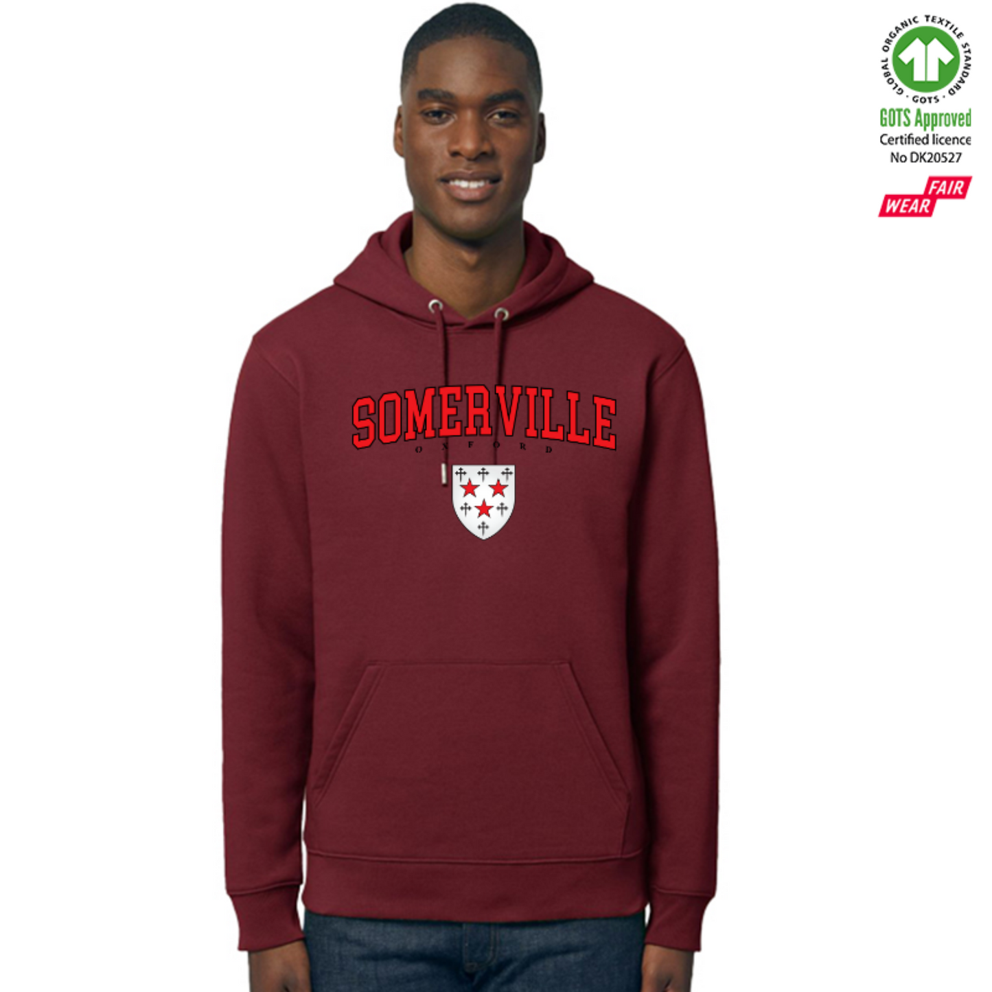 Somerville Hoox Organic Hoody Printed