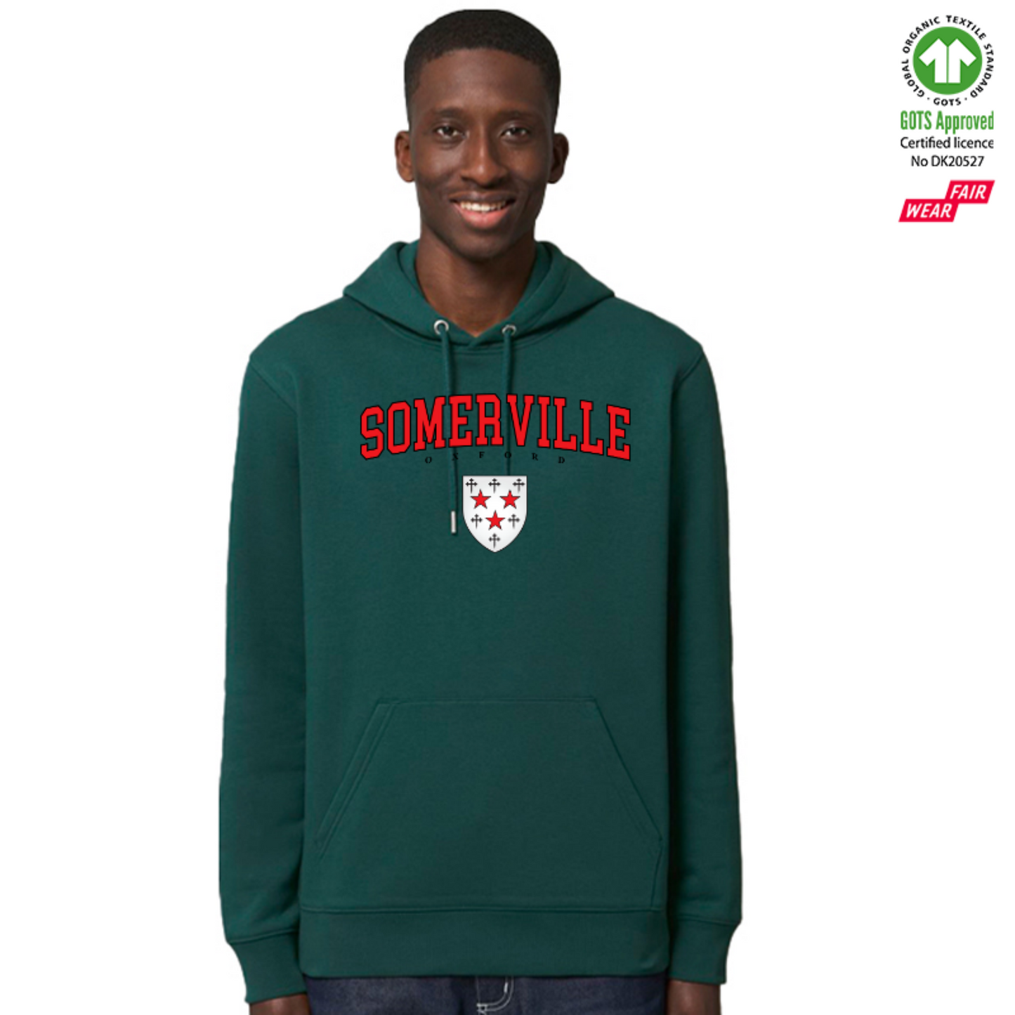 Somerville Hoox Organic Hoody Printed