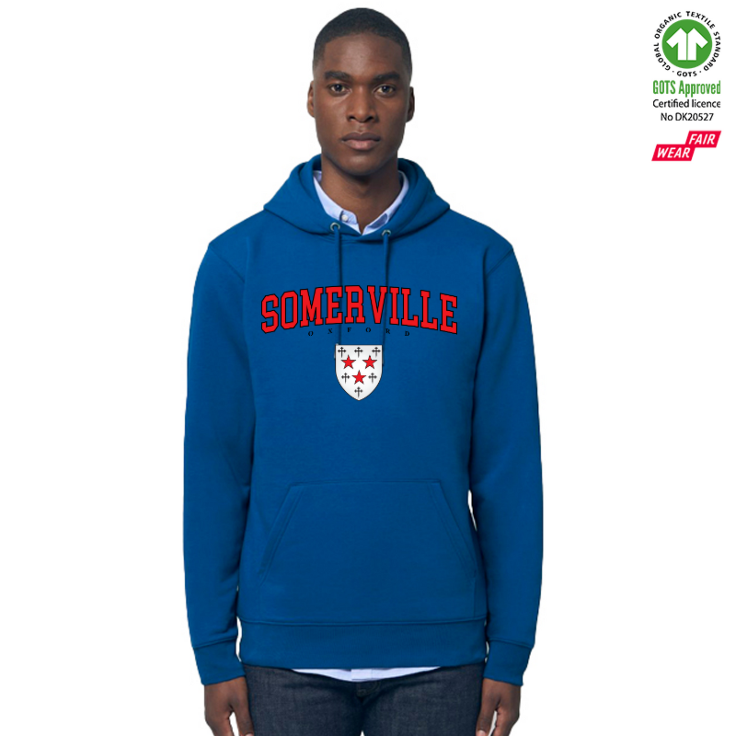 Somerville Hoox Organic Hoody Printed