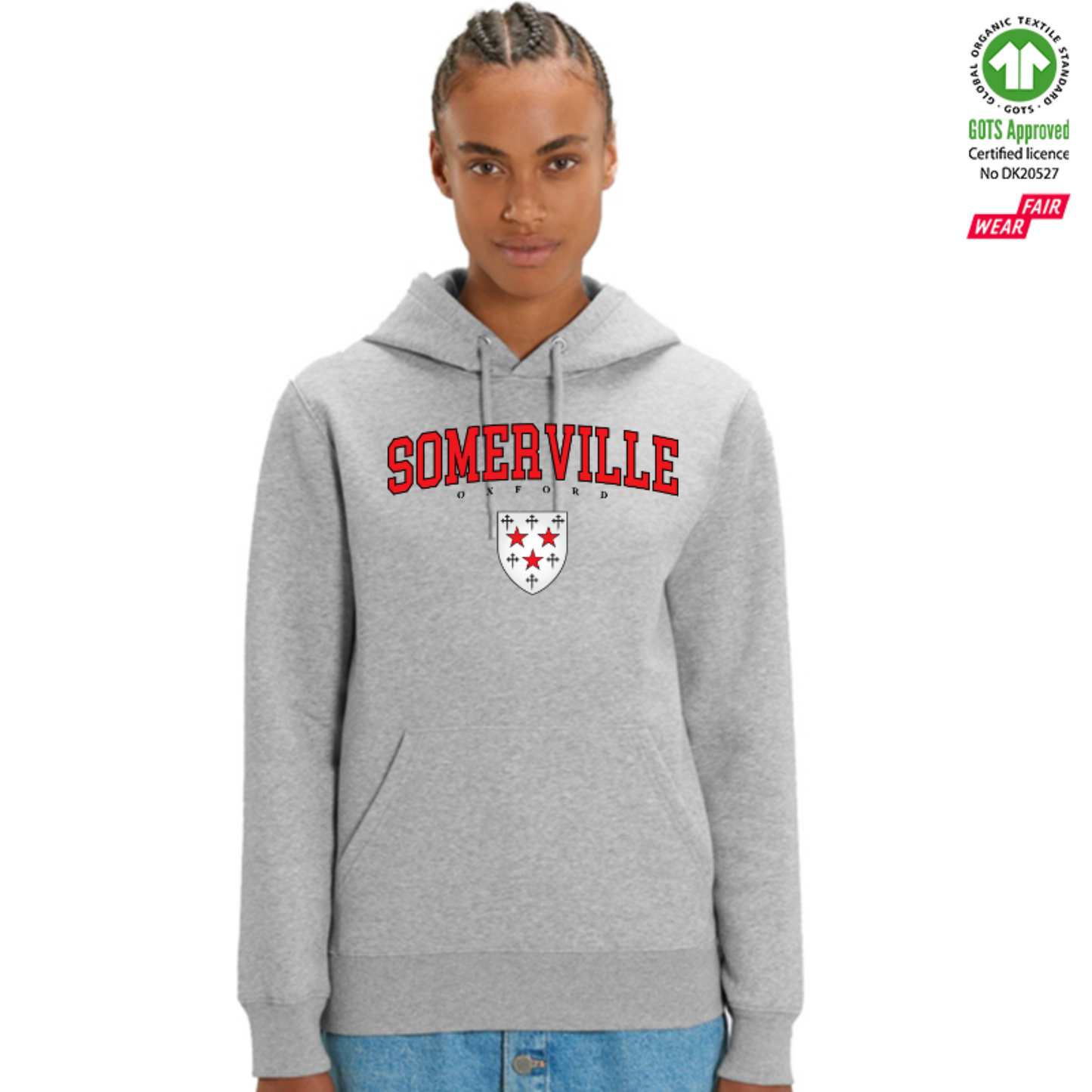 Somerville Hoox Organic Hoody Printed