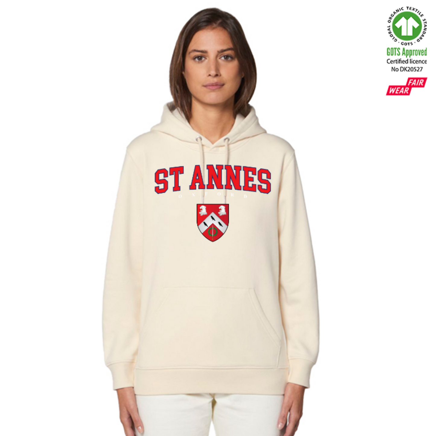 St Annes Hoox Organic Hoody Printed