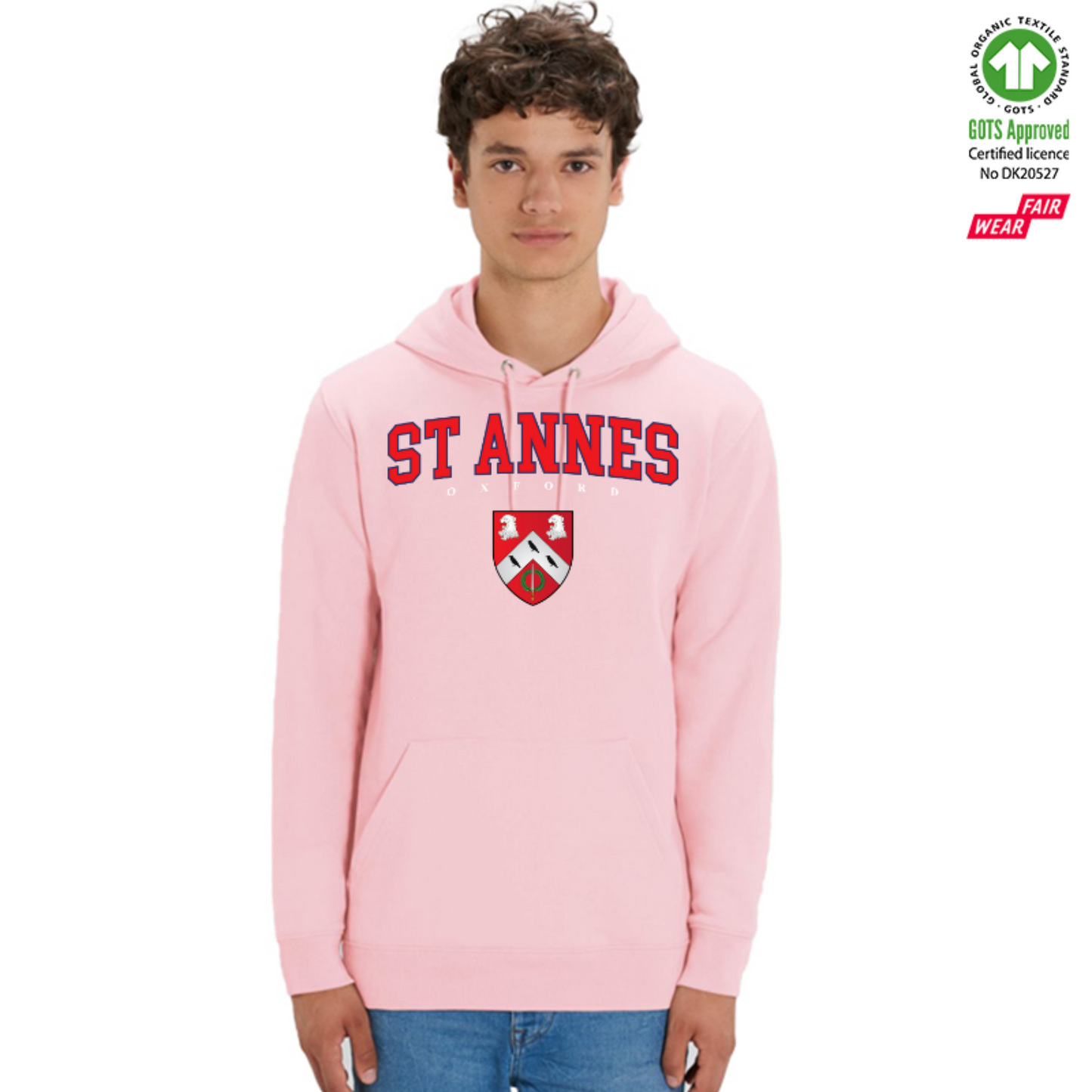 St Annes Hoox Organic Hoody Printed