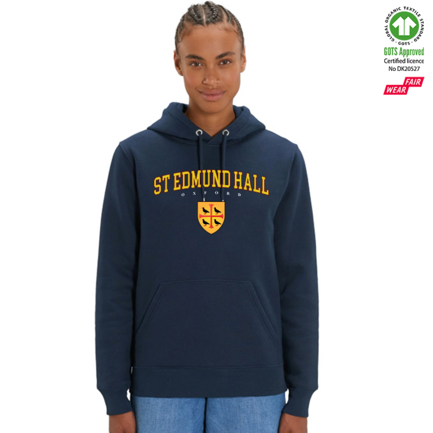 St Edmunds Hoox Organic Hoody Printed