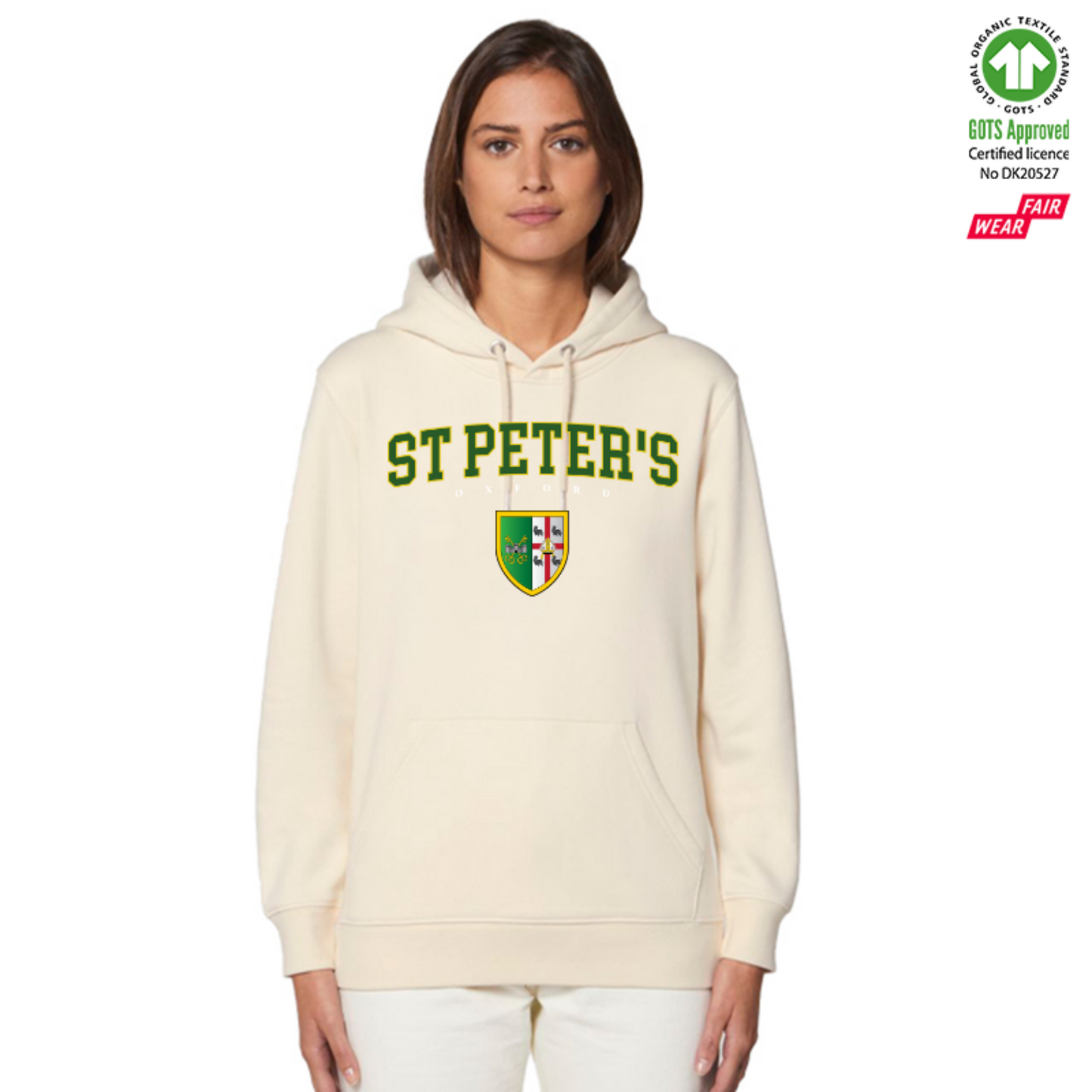 St Peters Hoox Organic Hoody Printed