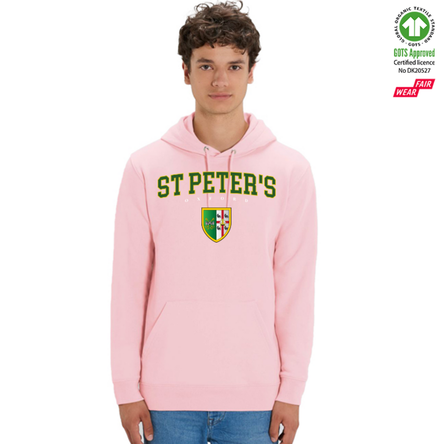 St Peters Hoox Organic Hoody Printed