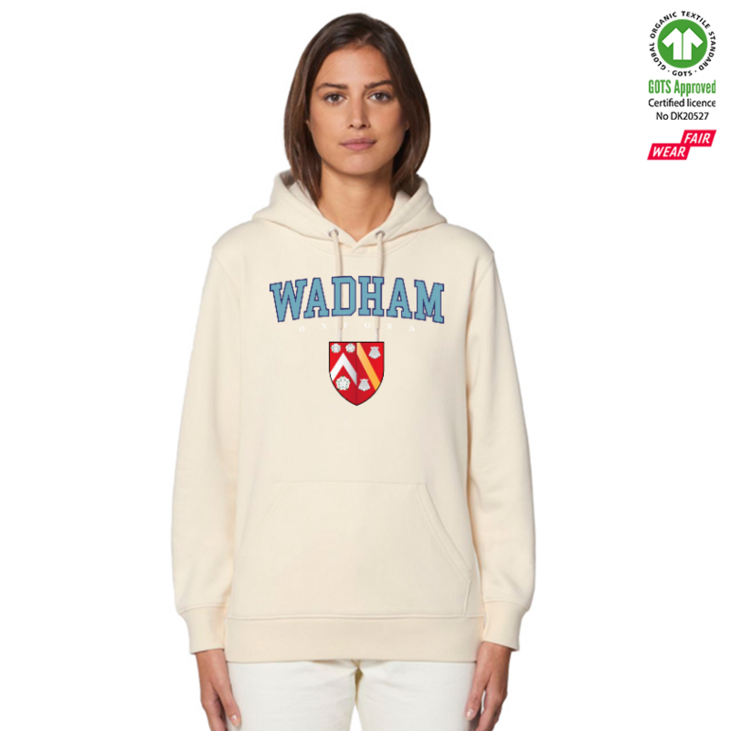 Wadham Hoox Organic Hoody Printed