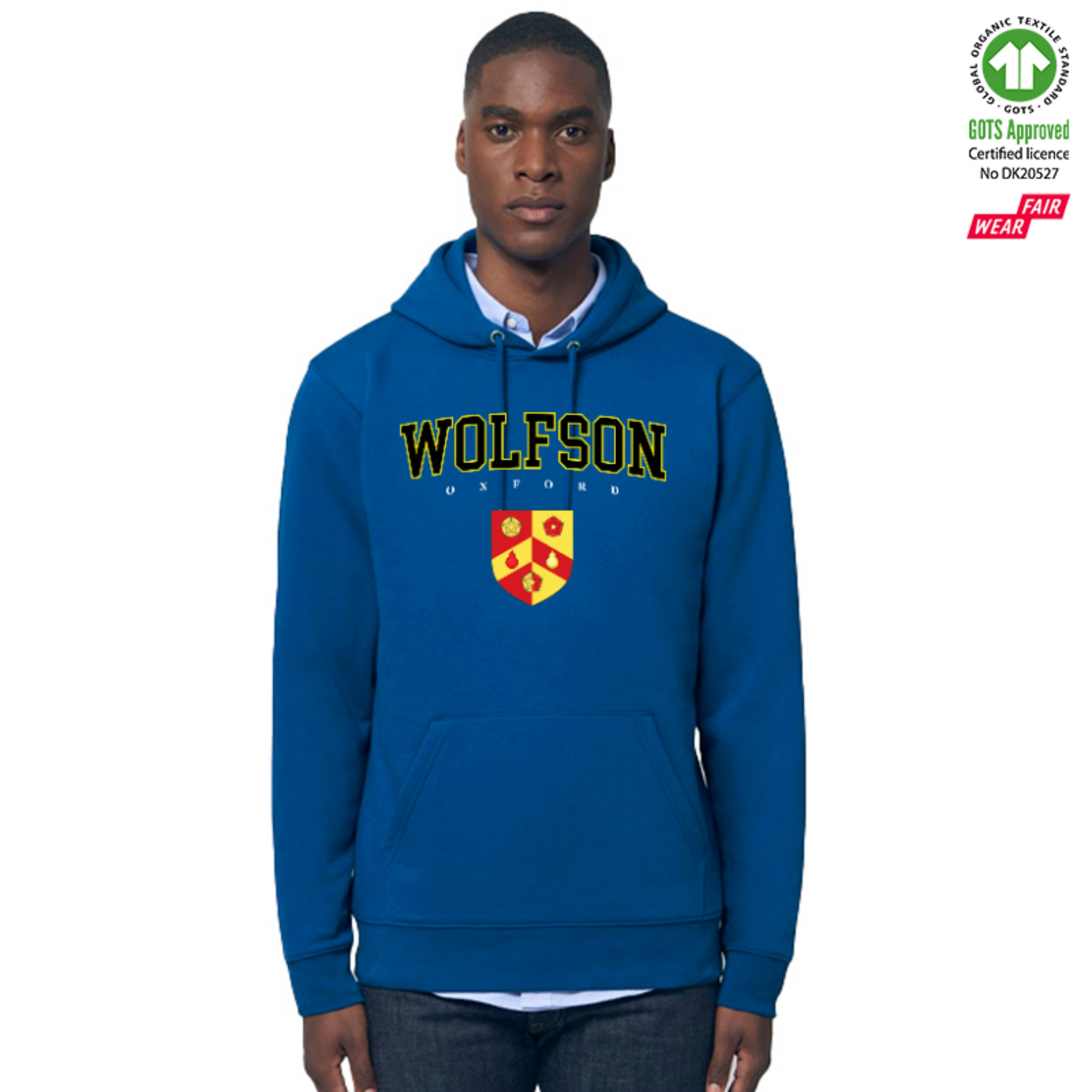 Wolfson Hoox Organic Hoody Printed