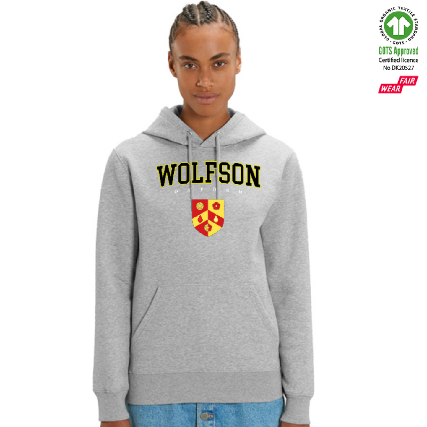 Wolfson Hoox Organic Hoody Printed