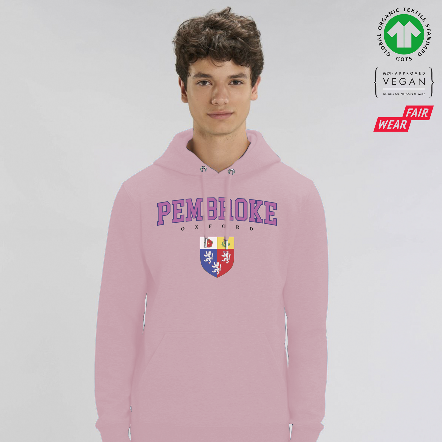 Pembroke Hoox Organic Hoody Printed