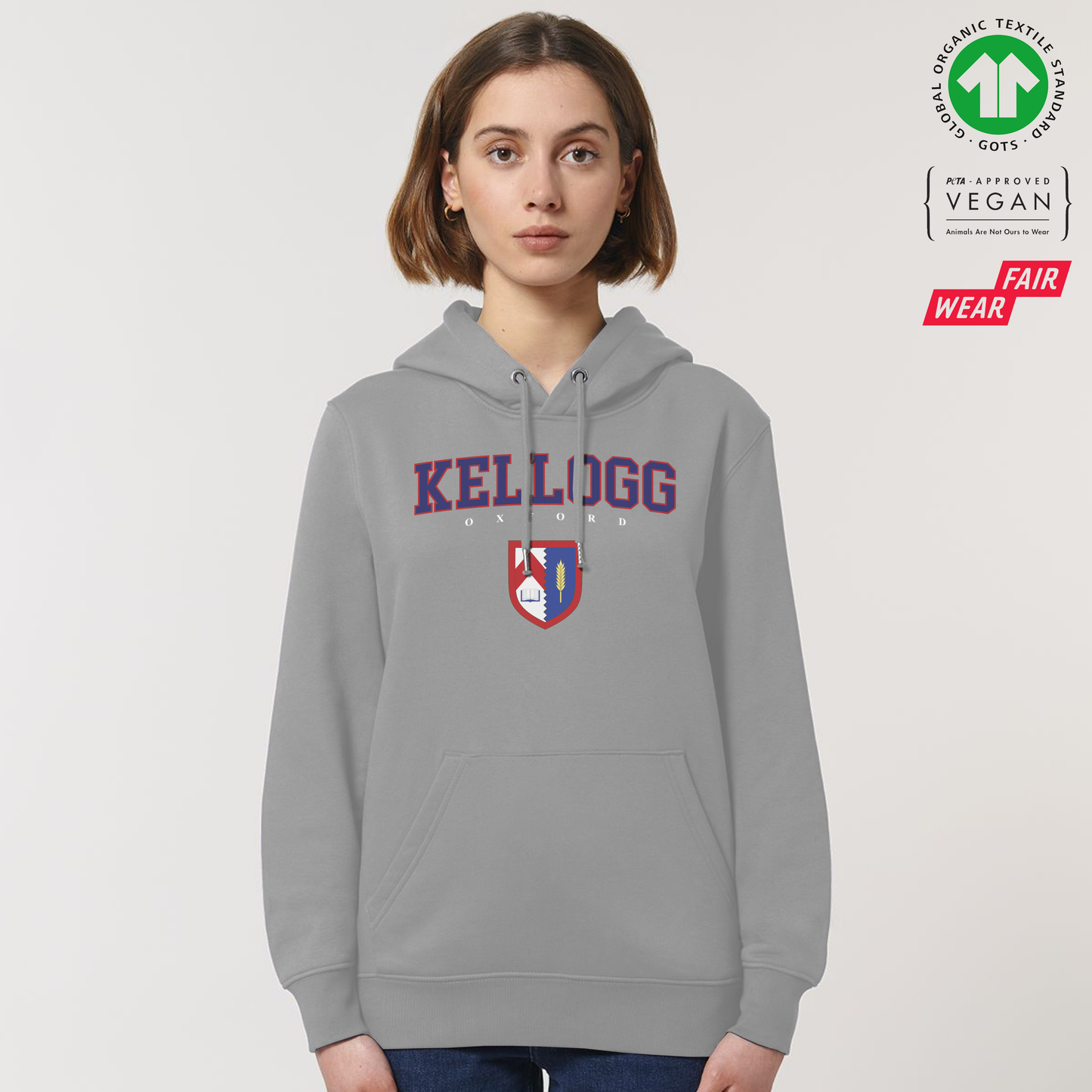 Kellogg Hoox Organic Hoody Printed