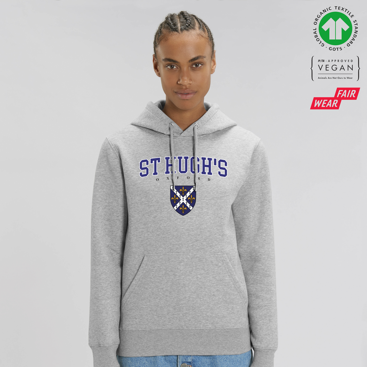 St Johns Hoox Organic Hoody Printed