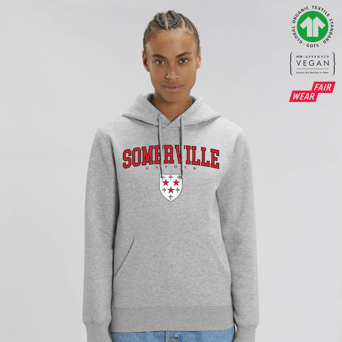 Somerville Hoox Organic Hoody Printed