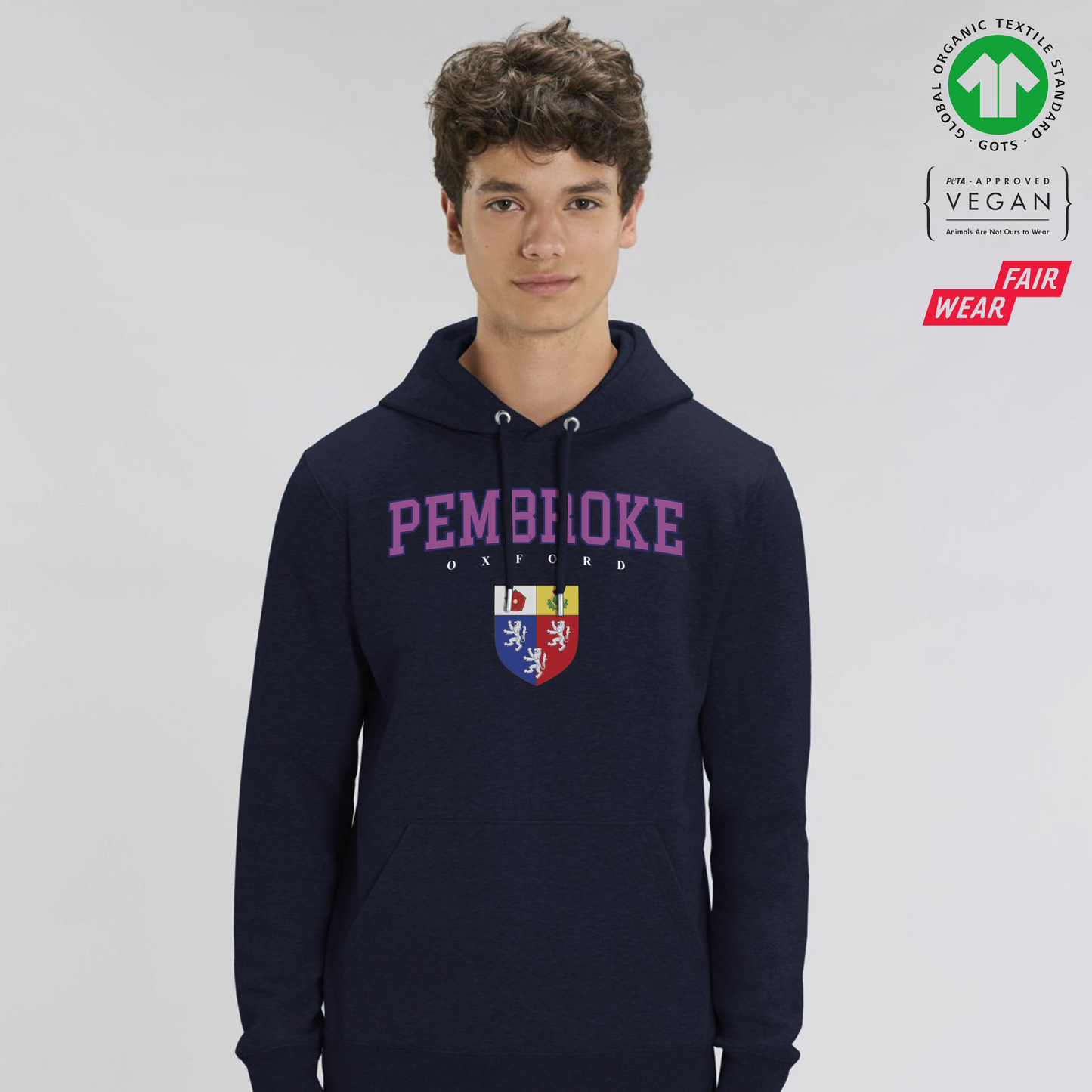 Pembroke Hoox Organic Hoody Printed