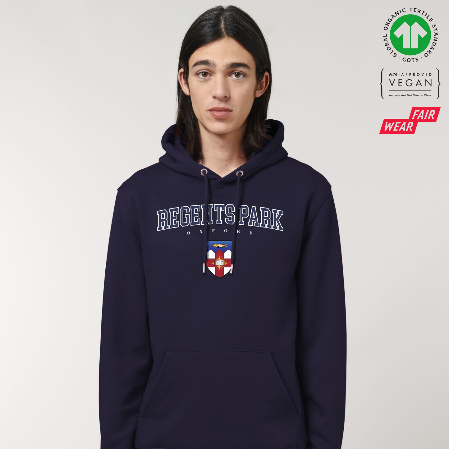 Regents Hoox Organic Hoody Printed