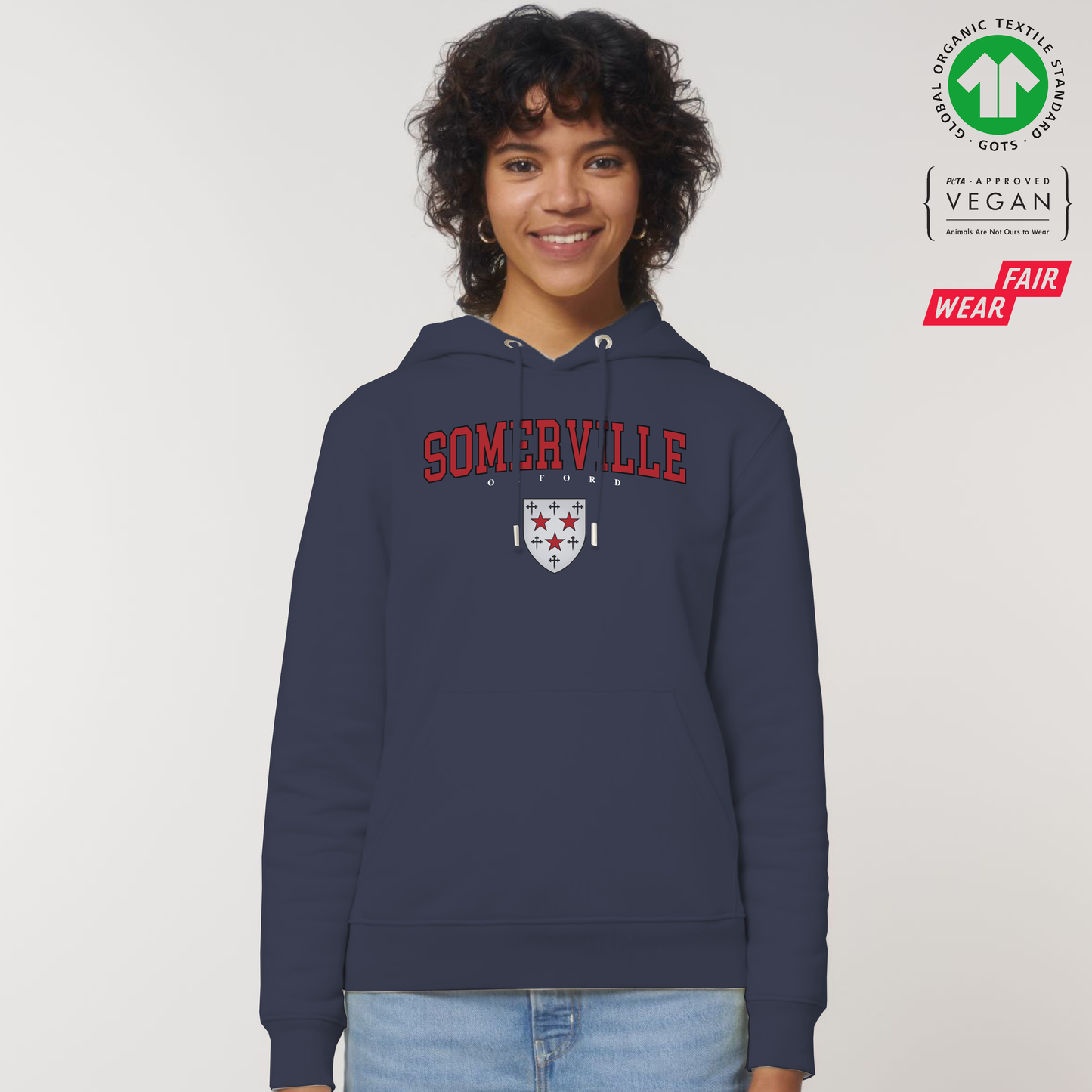 Somerville Hoox Organic Hoody Printed