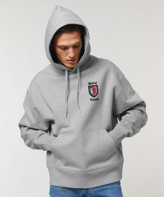 BALLIOL COLLEGE Unisex Slammer Heavy Relaxed Hoody Embroidered